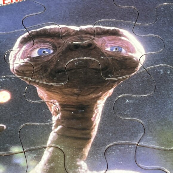 Vintage E.T. The Extra-Terrestrial 15 Piece Tray Puzzle 1982 Craft Master 8x11" - Picture 16 of 16